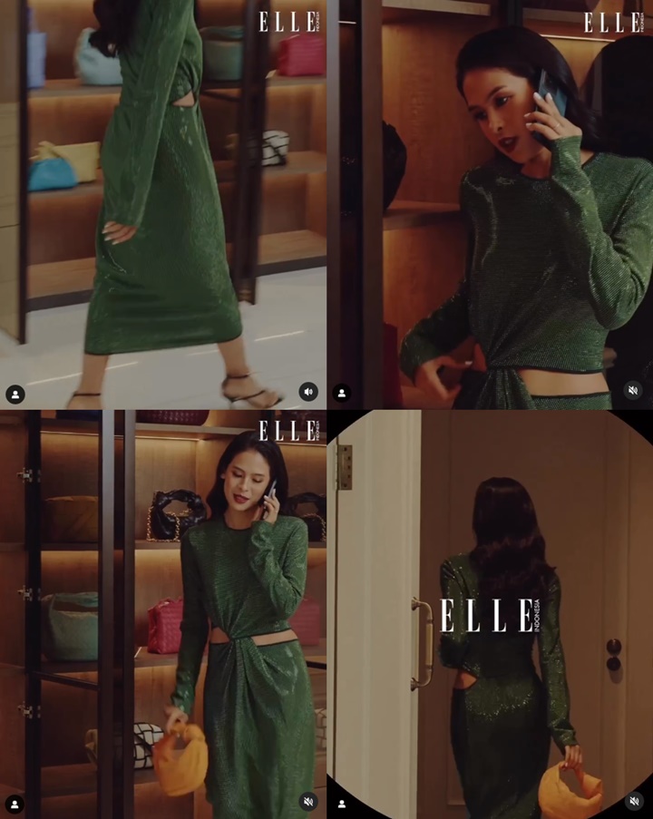 Pinggang Ramping Maudy Ayunda Terpampang Nyata Saat Kenakan Dress Bolong