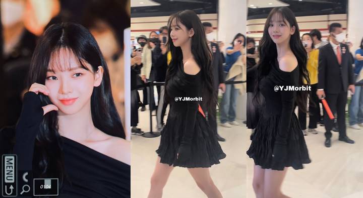 Karina aespa Tampil Memukau dengan Mini Dress di Event Parfum, Netizen Kompak Puji