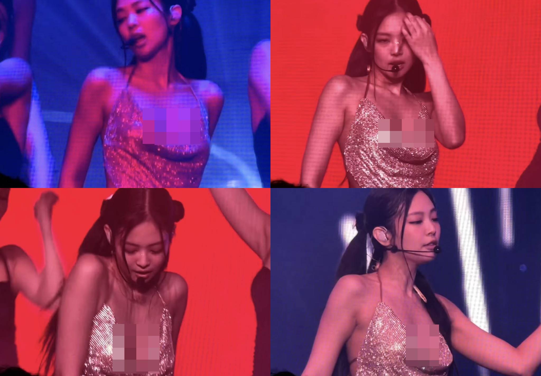 Outfit Jennie BLACKPINK kala membawakan \