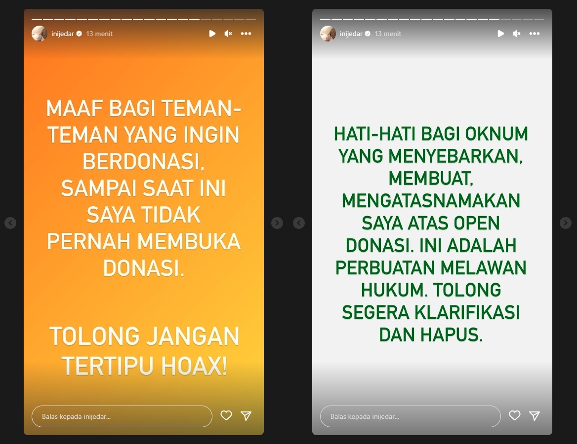 Bantah Open Donasi, Jessica Iskandar: Jangan Tertipu Hoax!
