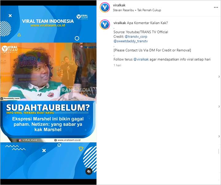 Marshel Widianto Muncul di Satu Acara dengan Celine Evangelista-Stevan Pasaribu, Ekspresinya Disorot