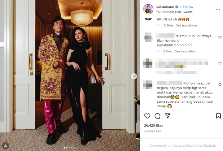 Vidi Aldiano Bikin Salfok Disangka Pakai Karpet di Acara Penggalangan Dana