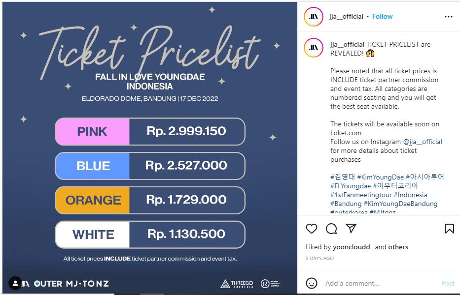 Tiket Fanmeeting Kim Young Dae di Indonesia Tuai Protes Usai Dibanderol Cukup Mahal