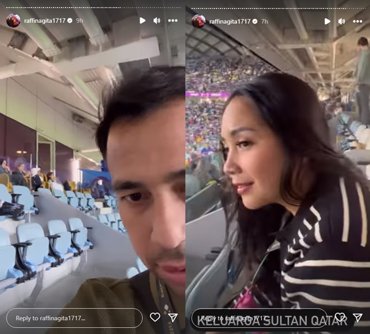 Raffi Ahmad Ajak Foto Bareng Sultan Qatar, Ekspresi Nagita Slavina Gemas