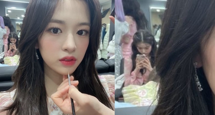 Ekspresi Serius Jang Won Young Photobomb di Selfie Ahn Yujin IVE Curi Perhatian