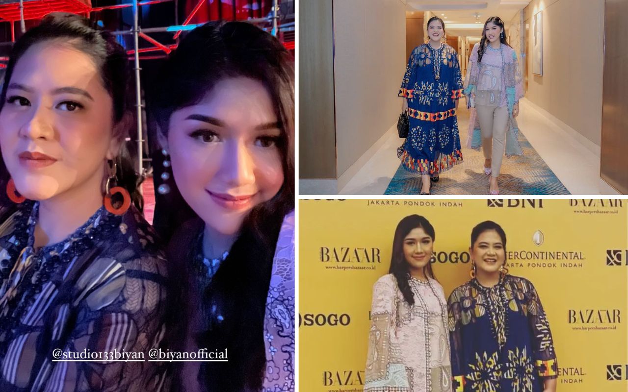 8 Potret Kompak Erina Gudono Calon Bojo Kaesang dan Kahiyang Ayu Saat Hadiri Fashion Show