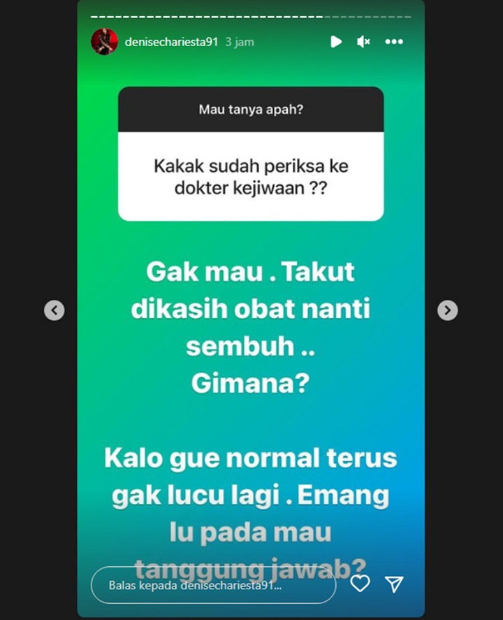 Denise Chariesta Ogah Saat Diminta Tes Kejiwaan, Alasannya Bikin Geleng-geleng