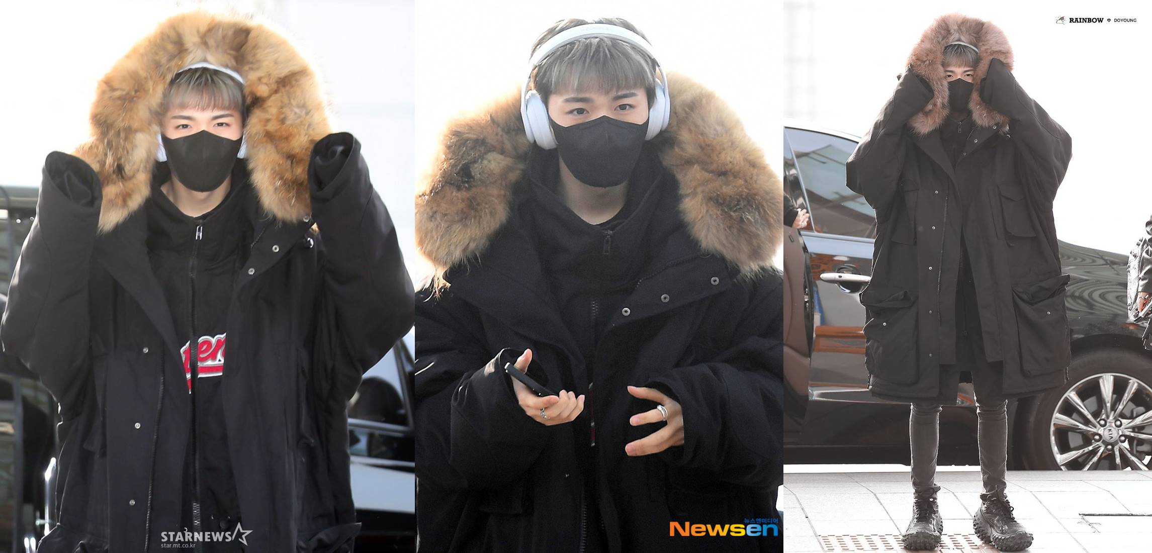 fashion airport terbaru Doyoung TREASURE menuju Jepang