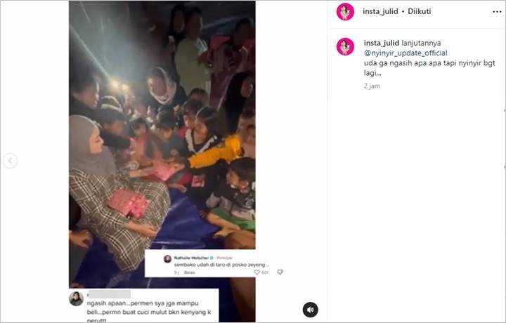  Nathalie Holscher Dikira Cuma Donasi Permen untuk Korban Gempa Cianjur, Faktanya Bikin Haters Kicep