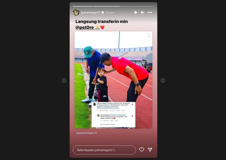 Putra Siregar Bagi-Bagi Transferan Untuk Followers yang Butuh Berobat Hingga Servis Motor
