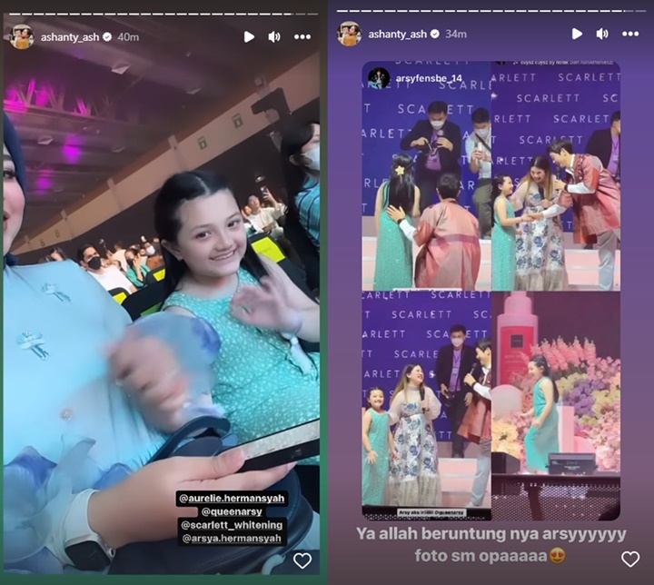 Ashanty Komentari Momen Tak Terduga Arsy Cuekin Song Joong Ki