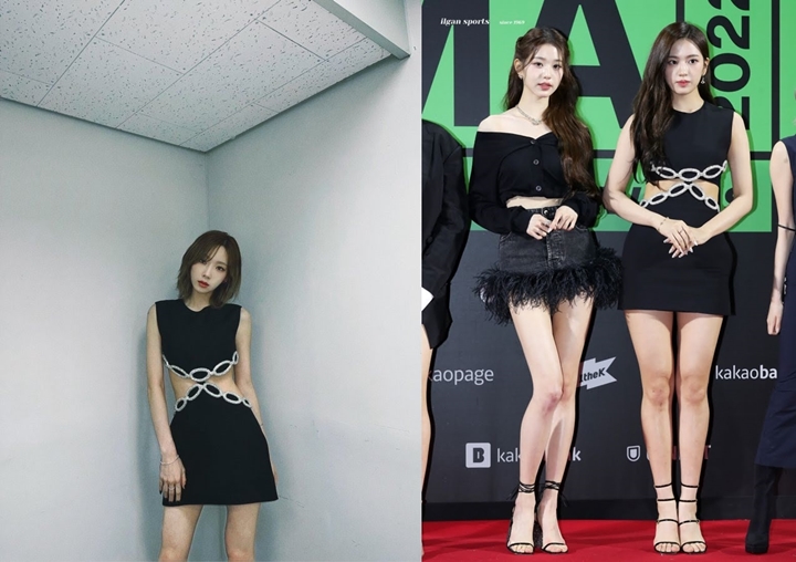 MMA 2022 Taeyeon SNSD dan Yujin IVE Kembaran Dress Mini, Sama-Sama Pamer Pinggang Semut