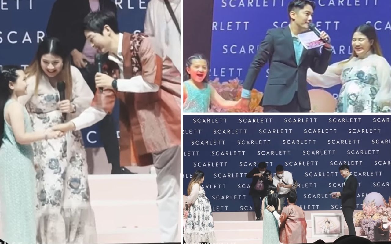 7 Potret Arsy Hermansyah Hadiri Meet & Greet Song Joong Ki, Selfie Bareng Sukses Bikin Iri