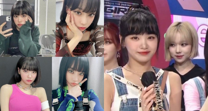 Kemiripan Winter aespa dan Kim Chaewon LE SSERAFIM Jadi Sorotan