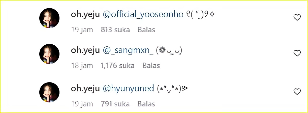Oh Ye Ju memberikan balasan kepada Yoon Seon Ho, Yoon Sang Hyeon, dan Moon Sang Min