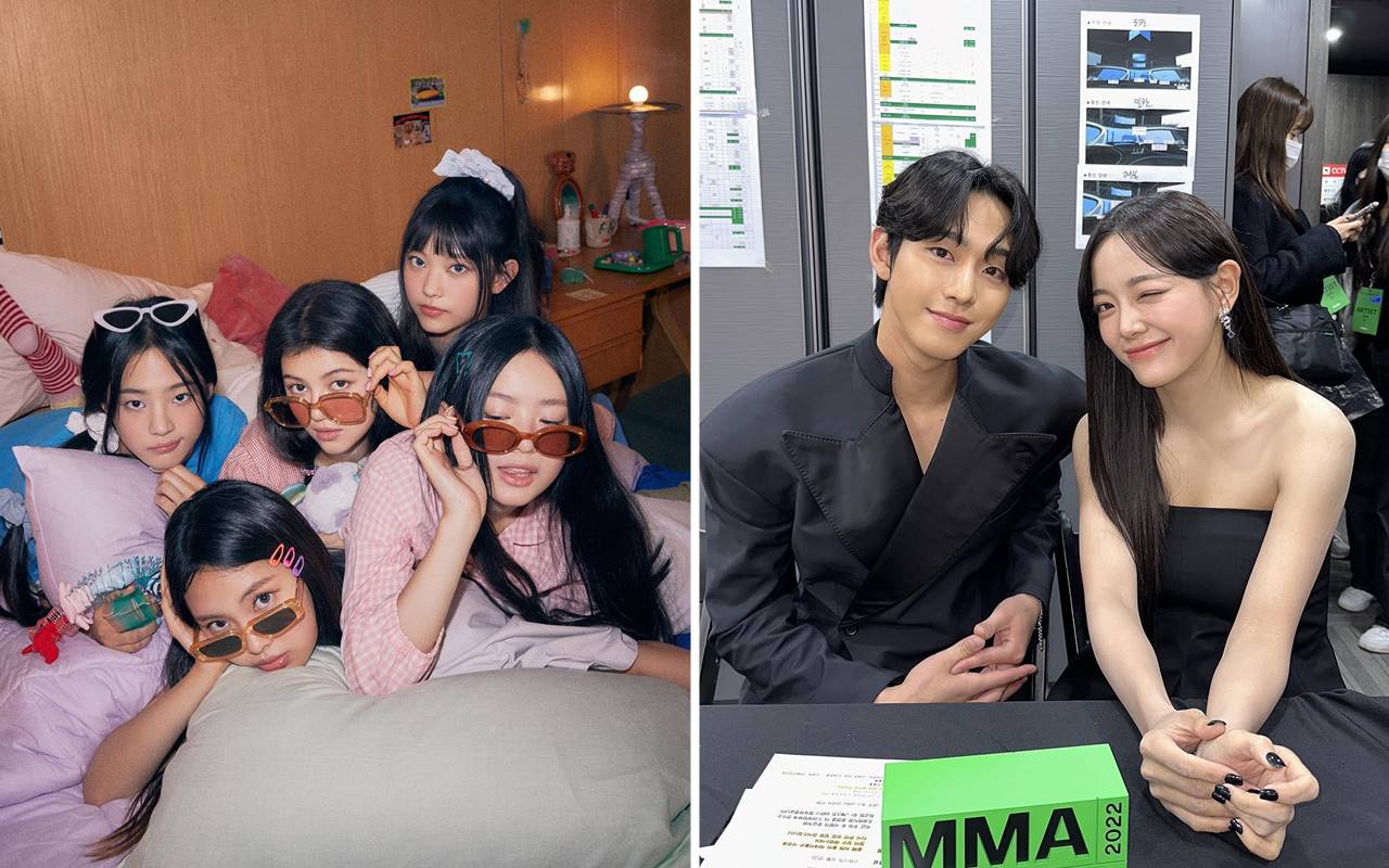 MMA 2022: NewJeans Heboh Sendiri Lihat Ahn Hyo Seop dan Kim Sejeong Tampil Bareng