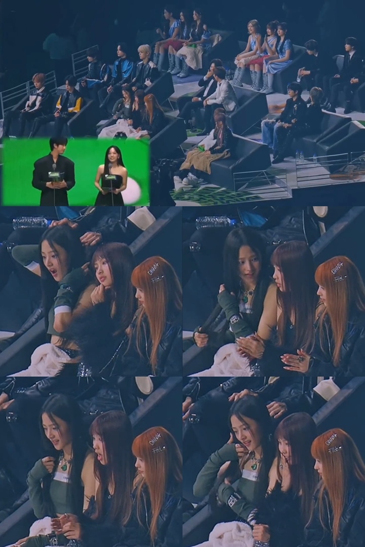 MMA 2022: NewJeans Heboh Sendiri Lihat Ahn Hyo Seop dan Kim Sejeong Tampil Bareng