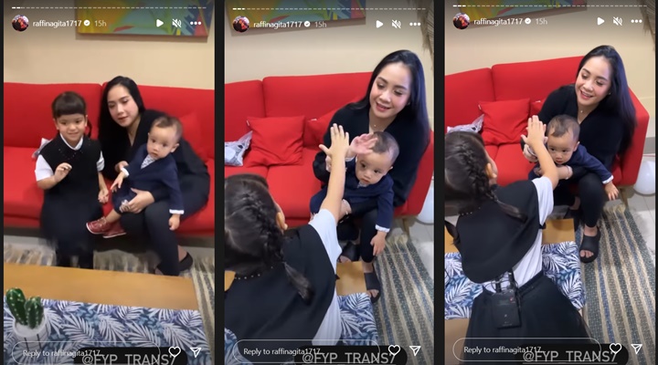 Rayyanza Cipung Ketagihan Ajak Gadis Cantik Tos, Raffi Ahmad: Genit Ya Kayak Papa