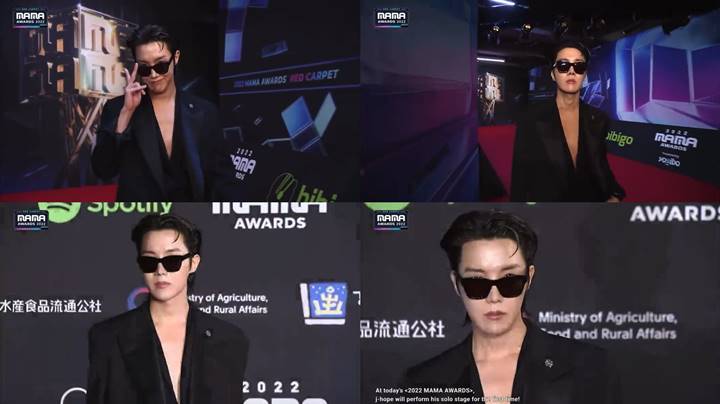 MAMA 2022: J-Hope BTS Pamer Jidat Hingga Dada, Visual di Red Carpet Bikin Geger