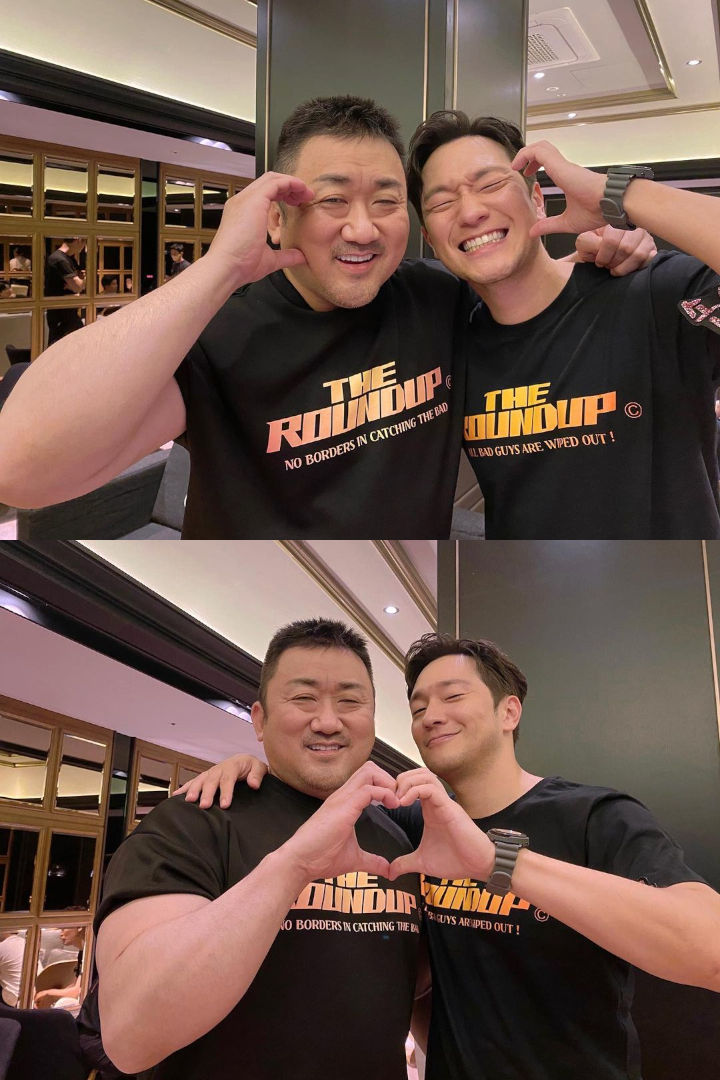Pamer Pose Kiyowo dengan Son Suk Ku