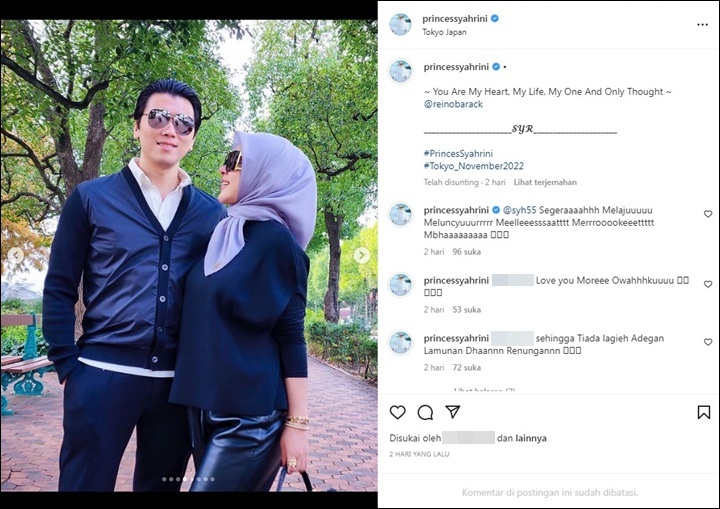 Hempas Isu Cerai, Syahrini Sebut Reino Barack Hati dan Hidupnya