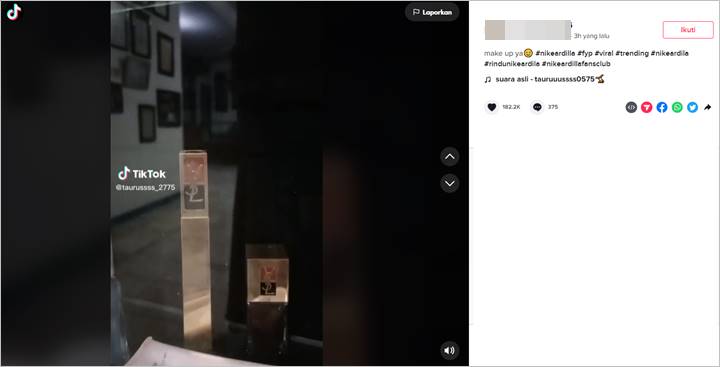 Koleksi Make Up Mendiang Nike Ardilla Mendadak Jadi Perbincangan
