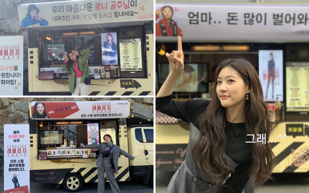 7 Potret Kim Sae Ron Terima Food Truck Dari Rekan Artis Sebelum Kontrak Dengan Agensi Berakhir