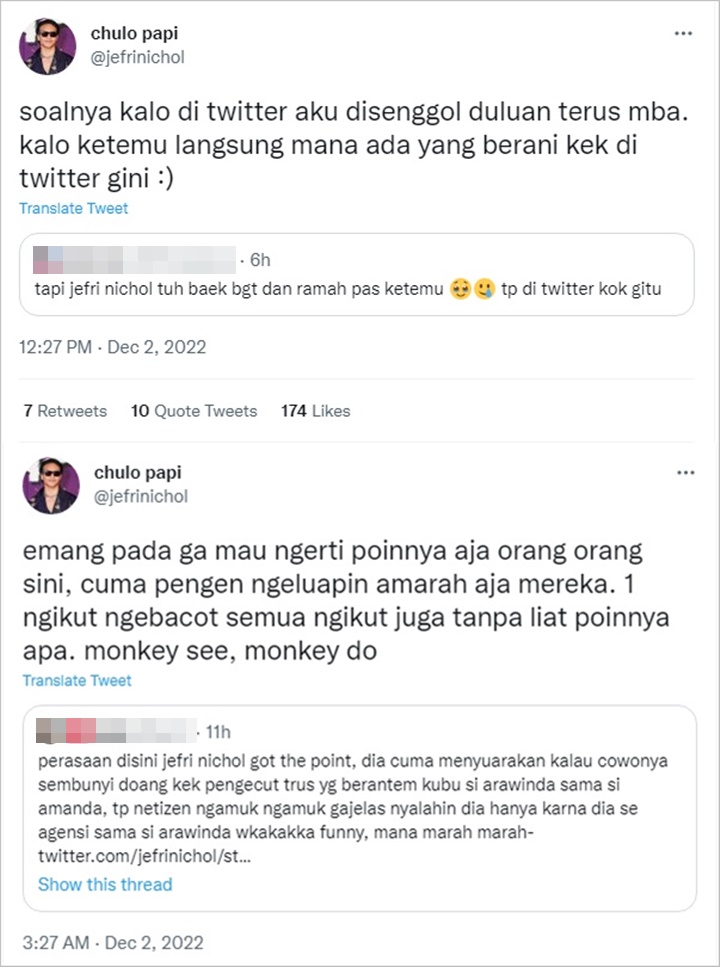 Komentar Kasar Jefri Nichol ke Netizen Banjir Hujatan Hingga Jadi Trending