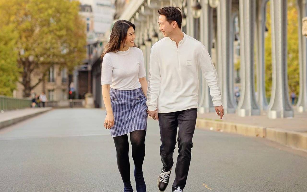 Kevin Sanjaya & Valencia Tanoe Spill Tipis-Tipis BTS Prewed, Foto Konsep Bulutangkis Bikin Gemes