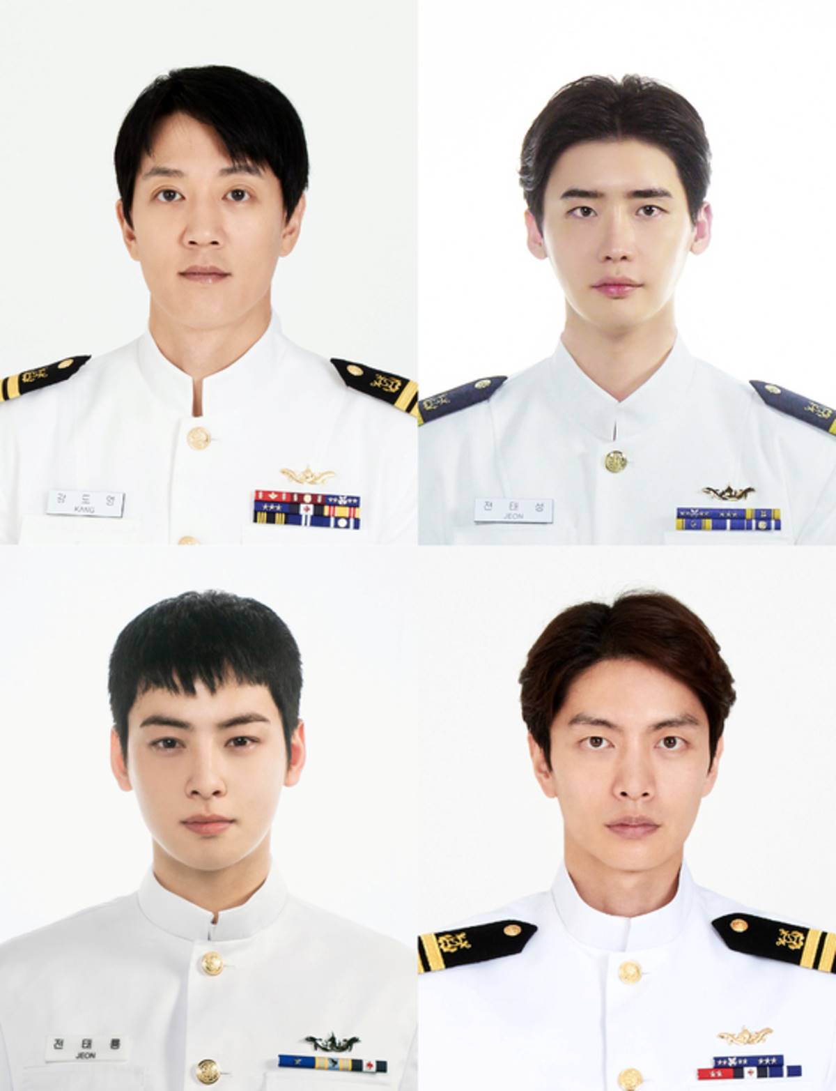 Foto ID card dari 4 para pemeran film layar lebar \