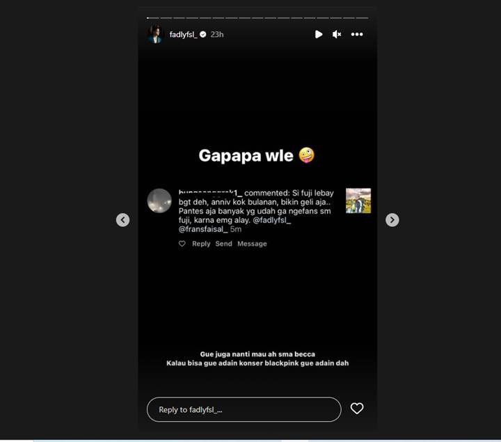Fuji An Dinyinyir Alay Gegara Rayakan Hari Jadi dengan Thariq Halilintar, Fadly Faisal Balas Jleb!
