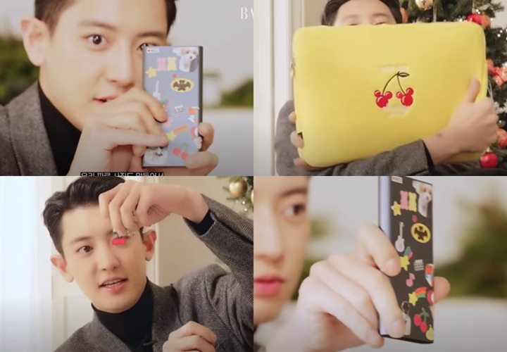 Chanyeol EXO Pamer Aksesoris Imut Serba Ceri di Barang-barangnya