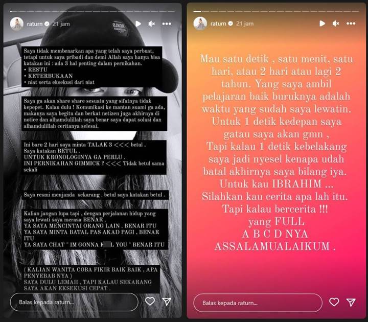 Belum Genap Seminggu Nikah, Ratu Rizky Nabila Umumkan Kembali Menjanda
