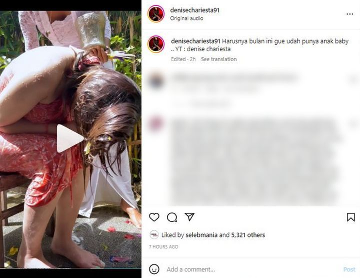 Denise Chariesta Menangis Histeris Saat Melukat