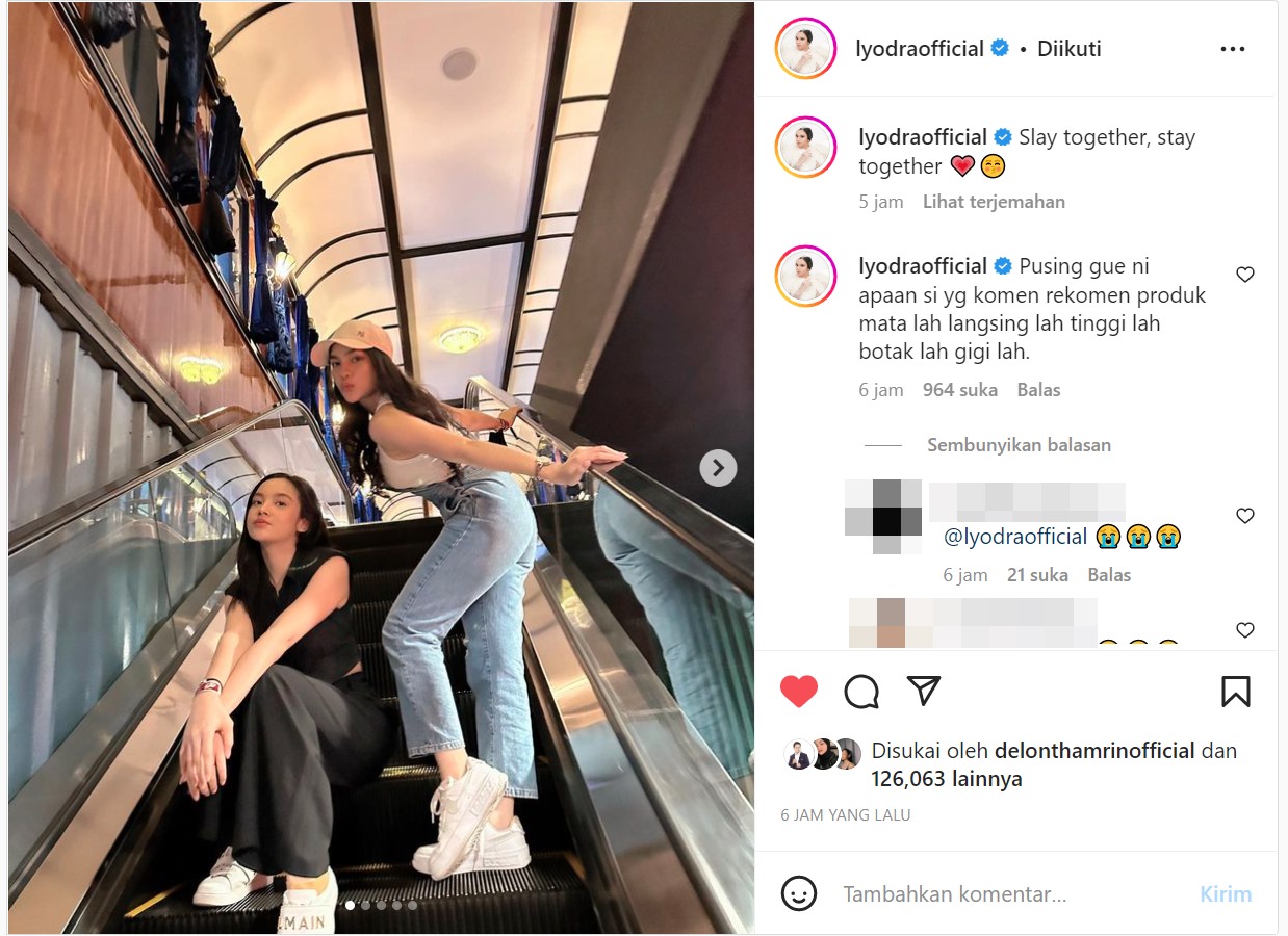 Lyodra Kesal di Kolom Komentar usai Pajang Foto Bareng Davina Karamoy