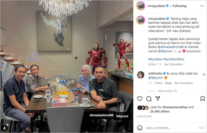 Ayu Dewi Double Date Bareng Crazy Rich Priok, Regi Datau Dinilai Pancarkan Aura Aneh