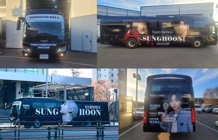 Dinilai Wakili Sunghoon ENHYPEN, Tampilan Bus Proyek Ultah Curi Fokus