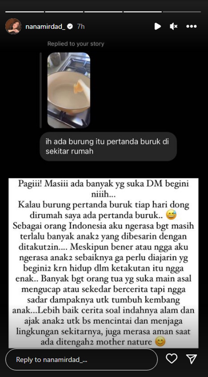 Lagi Sakit, Nana Mirdad Beri Peringatan Usai Ditakut-takuti Bakal Kena Musibah