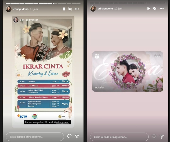 Pernikahan Kaesang Pangarep dan Erina Gudono Bakal Disiarkan Live di TV