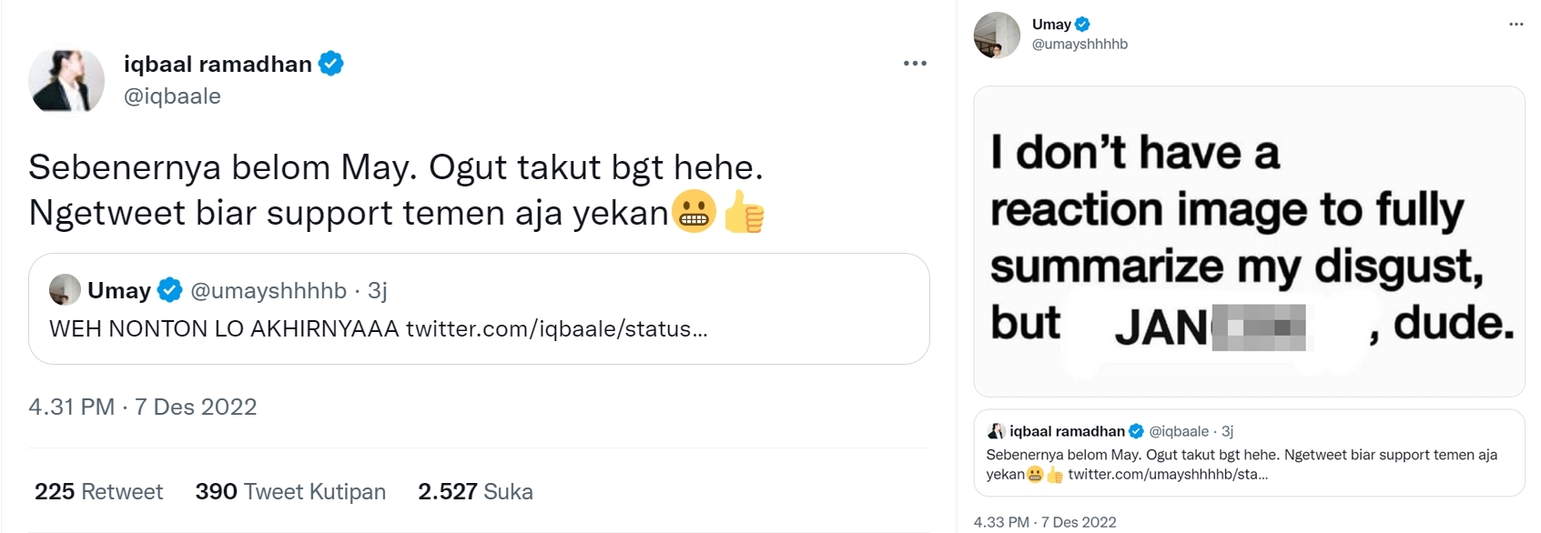 Iqbaal Ramadhan Malah Kena Amuk Umay Shahab usai Puji Film \'Keramat 2\'