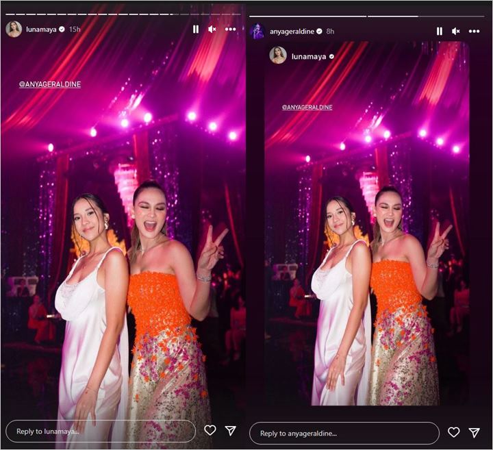Anya Geraldine dan Luna Maya