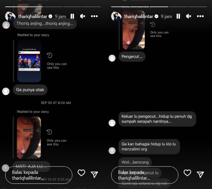Biasa Kalem, Thariq Halilintar Mendadak Ancam Polisikan Haters yang Hina Dirinya Pengecut