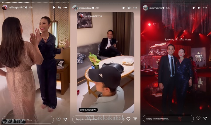 Ayu Dewi Ditatap Penuh Cinta Oleh Suami Saat Joget Ceria Bareng Nagita Slavina