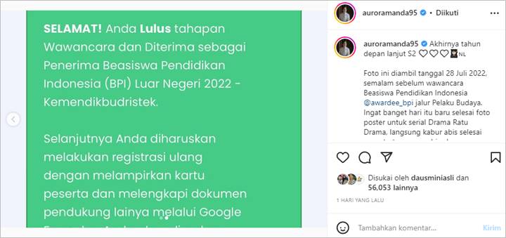 Dapat Beasiswa S2 di Amsterdam, Rachel Amanda Cerita Perjuangan di Baliknya