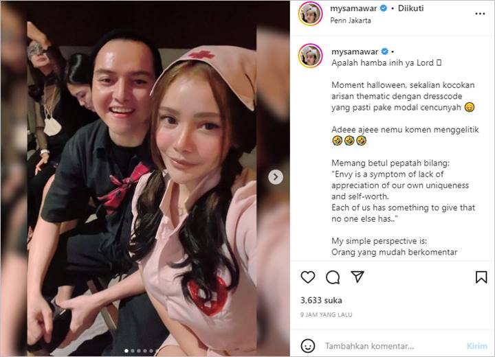 Mawar AFI Skakmat Komentar Negatif Saat Tampil Cantik Pakai Kostum Suster