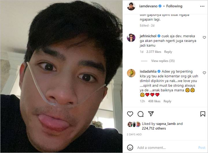 Iis Dahlia Ingatkan Pesan Penting Usai Devano Danendra Mendadak Ngamuk di Instagram