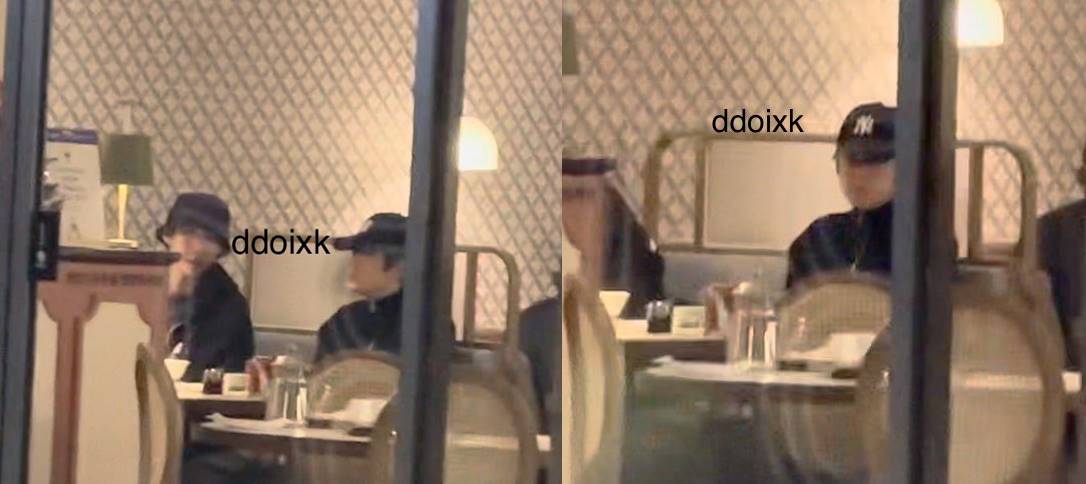 Jaehyun, Taeyong, dan Doyoung NCT makan bersama di restoran
