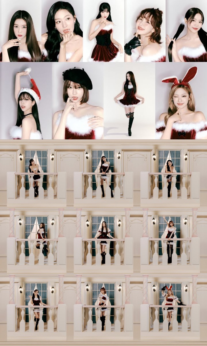 Kombinasi Visual Red Velvet dan aespa di \'Beautiful Christmas\' Bikin Klepek-Klepek