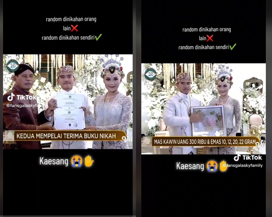 Kaesang Pangarep Bertingkah Random di Acara Pernikahan Tuai Gelak Tawa