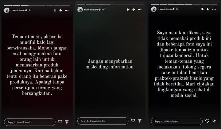 Dian Sastro Peringatkan Oknum Penjual yang Catut Fotonya Tanpa Izin